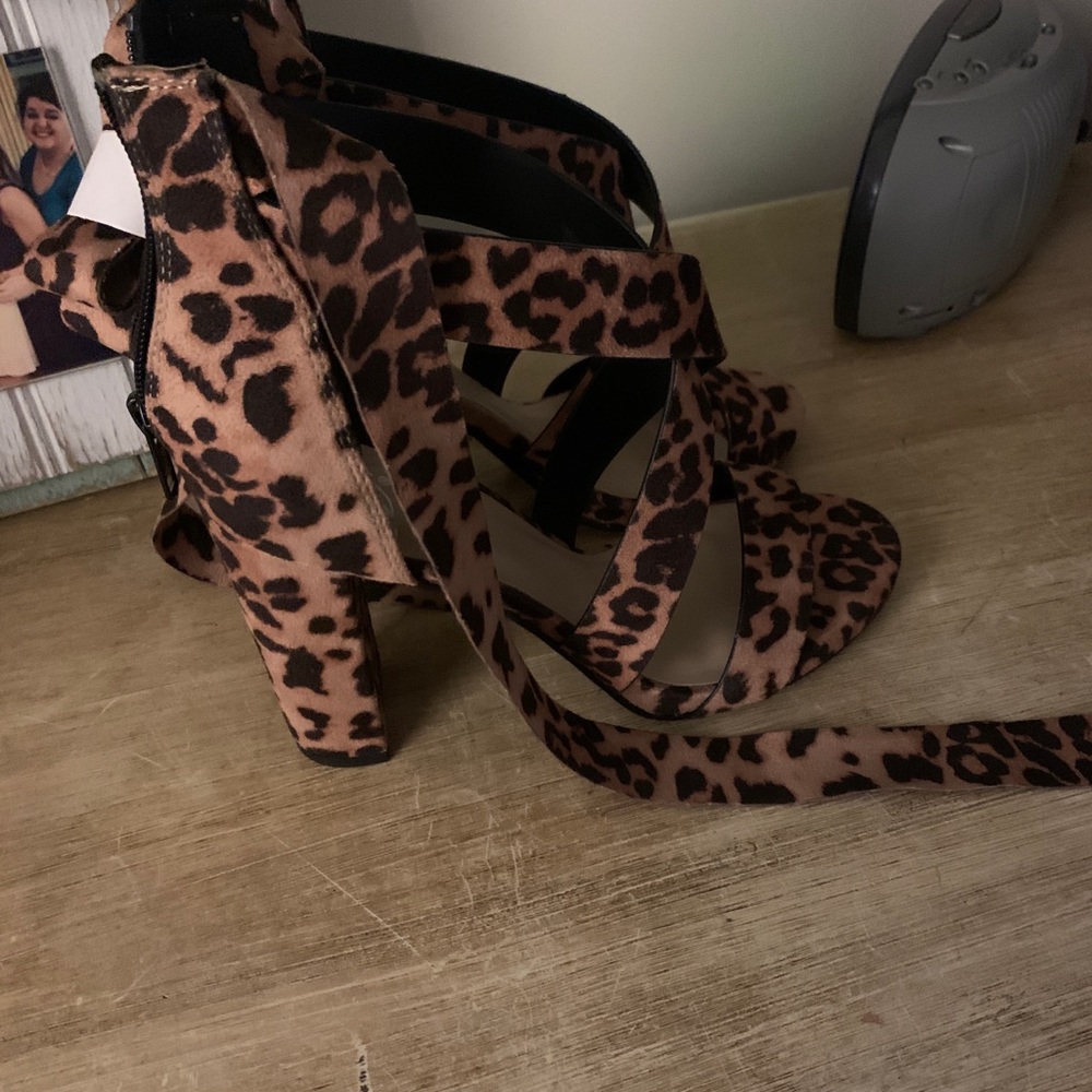 Size seven heels. Never worn.